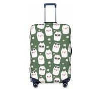 Housse de protection pour valise - Visages d'alpaga anti-rayures pour bagages, Noir , S