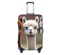 Housse de Protection pour valises à imprimé alpaga Mignon et étourdi, Compatible avec Les Bagages de 45 à 81 cm (Taille XL)