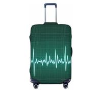 Housse de Protection pour valises à imprimé ECG Wave, Taille M (18 à 32 Pouces)