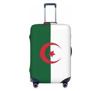Housse de protection pour valises de voyage - Drapeau de l'Algérie - Anti-rayures - Pour valises adultes (45,7 à 81,3 cm), Noir/blanc, X-Large
