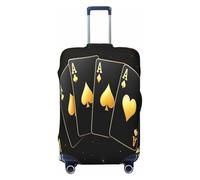 Housse de Protection pour valises, Motif Cartes à Jouer de Casino, Compatible avec Les valises de 45 à 81 cm (Taille S)