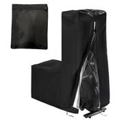 Housse de Protection pour Vélo Elliptique,Coupe-Vent Bâche pour Vélo d'appartement Elliptique , Imperméables Baches de Couverture pour Crosstraine Appareil d'exercice (Size:140*64*165cm,Color:noir)
