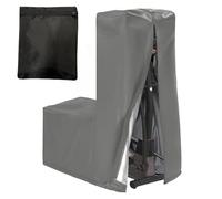 Housse de Protection pour Vélo Elliptique,Coupe-Vent Bâche pour Vélo d'appartement Elliptique , Imperméables Baches de Couverture pour Crosstraine Appareil d'exercice (Size:181*74*165cm,Color:gris)