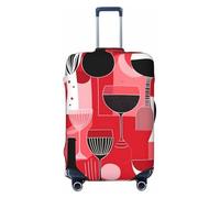 Housse de protection pour verres à vin et valise, housse de bagage élastique colorée abstraite, anti-rayures, anti-poussière pour bagages de 55,9 à 61 cm, multicolore, XL