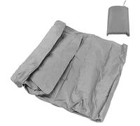 Housse de Protection pour voiturette de Golf 2 Places, Tissu Oxford 210D Enduit d'argent, imperméable et Anti-poussière, Gris