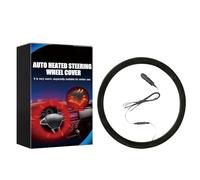 Housse de protection pour volant de voiture 12 V - Antidérapante - Convient aux roues de 36,8 à 39,9 cm