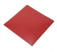 Housse de protection professionnelle en caoutchouc pour raquette de ping-pong avec revêtement antidérapant à haute rotation - Noir ou rouge (rouge)