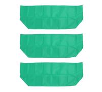 Housse de Protection rectangulaire pour Plantes, antigel, avec Cordon élastique, Lot de 3 pièces, pour Plates-Bandes surélevées et jardinières extérieures, Tissu Non tissé, 150 x (Vert)