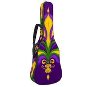 Housse de protection rembourrée en éponge douce pour guitare acoustique, électrique, basse classique, 101,6 cm, 106,7 cm, fleurs de cerisier du Japon rose, Multicolore 09, 42.9x16.9x4.7 in, Sac à dos