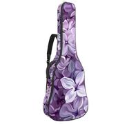 Housse de protection rembourrée pour guitare acoustique avec motif boules oculaires d'Halloween sans couture pour guitare électrique basse classique, Multicolore 05, 42.9x16.9x4.7 in, Sac à dos