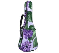Housse de protection rembourrée pour guitare acoustique avec motif boules oculaires d'Halloween sans couture pour guitare électrique basse classique, Multicolore 07, 42.9x16.9x4.7 in, Sac à dos