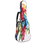 Housse de protection rembourrée pour guitare acoustique avec signes du zodiaque et symboles des planètes, Multicolore 05, 42.9x16.9x4.7 in, Sac à dos décontracté