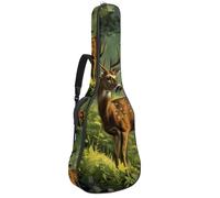 Housse de protection rembourrée pour guitare acoustique avec signes du zodiaque et symboles des planètes, Multicolore 02, 42.9x16.9x4.7 in, Sac à dos décontracté
