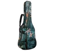Housse de protection rembourrée pour guitare acoustique avec signes du zodiaque et symboles des planètes, Multicolore 08, 42.9x16.9x4.7 in, Sac à dos décontracté