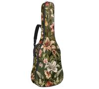 Housse de protection rembourrée pour guitare acoustique avec signes du zodiaque et symboles des planètes, Multicolore 09, 42.9x16.9x4.7 in, Sac à dos décontracté