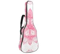 Housse de protection rembourrée pour guitare acoustique bohème avec feuilles tropicales abstraites et colorées pour basse électrique classique, Multicolore 05, 42.9x16.9x4.7 in, Sac à dos décontracté