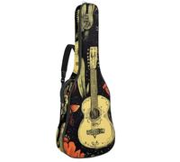 Housse de protection rembourrée pour guitare acoustique Day of The Dead Cacti Guitars pour guitare électrique basse classique, Multicolore 01., 42.9x16.9x4.7 in, Sac à dos décontracté