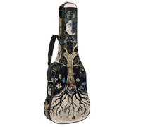 Housse de protection rembourrée pour guitare acoustique - Motif animaux - Peinture aquarelle abstraite - Pour basse électrique et classique, Multicolore 06, 42.9x16.9x4.7 in, Sac à dos décontracté