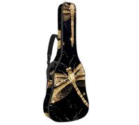 Housse de protection rembourrée pour guitare acoustique Motif Bokeh Vert pailleté, Multicolore 05, 42.9x16.9x4.7 in, Sac à dos décontracté