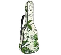 Housse de protection rembourrée pour guitare acoustique Motif vagues soleil oiseaux d'été pour basse électrique classique, Multicolore 06, 42.9x16.9x4.7 in, Sac à dos décontracté