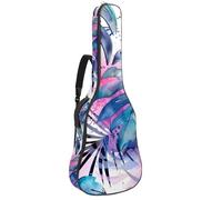 Housse de protection rembourrée pour guitare acoustique - Motif zèbre exotique - Motif animal sauvage - Style aquarelle, Multicolore 03., 42.9x16.9x4.7 in, Sac à dos décontracté