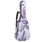 Housse de protection rembourrée pour guitare acoustique - Motif zèbre exotique - Motif animal sauvage - Style aquarelle, Multicolore 10., 42.9x16.9x4.7 in, Sac à dos décontracté