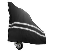 Housse de Protection Renforcée pour Timon Remorque; 600D Oxford Noir Imperméable; Anti-UV et Résistant aux Intempéries; pour Attelage Camping-Car/Remorques