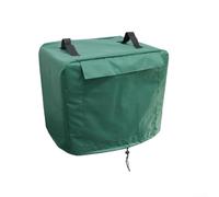 Housse de protection respirante pour four à pizza avec poche, construction en tissu Oxford 210D/420D, protège contre la poussière, l'eau et les dommages causés par les UV (encre 210D verte)