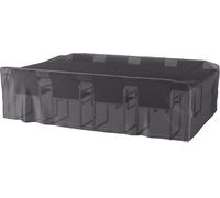 Housse De Protection Respirante Pour Table De Jardin Pour Table 305x190xh85 Cm Noir