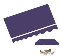 Housse de protection rétractable pour auvent extérieur - 2,4 x 2,1 x 2,4 m - Pour extérieur, terrasse, café, cour et balcon (5 x 3 m)