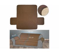 Housse de protection réversible pour canapé 3 places, coloris beige/marron Wilson Gabor