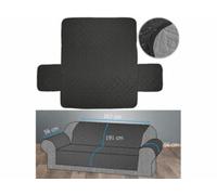 Housse de protection réversible pour canapé 3 places, coloris gris/noir Wilson Gabor
