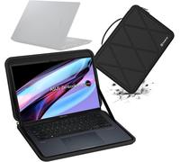 Housse De Protection Rigide En Eva Compatible Avec Asus Zenbook Pro 14 Duo Oled, Asus Zenbook Pro 14 Oled, Asus Vivobook S 14 Oled K5404 Et Sac Anti-Chocs (X8252)