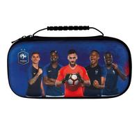 Konix FFF Housse de Protection et Transport pour Nintendo Switch, Switch Lite et Switch OLED - Rangement 8 Jeux - Motif équipe de France de Football