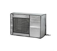 Housse de protection robuste en feuille d'aluminium polyester résistant aux intempéries, coupe-vent, anti-neige, pour systèmes divisés, argenté, 78 x 55 x 30 cm (100 x 81 x 43 cm)