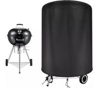 Housse de protection robuste et imperméable Oxford 210D pour barbecue Weber au charbon de bois rond d'extérieur (diamètre 77 cm x 58 cm)