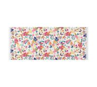 Housse de protection robuste pour lave-linge avec bord en dentelle - Convient à la plupart des machines à laver ou sèche-linge - 130 x 55,9 cm