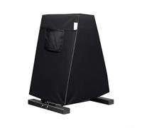 Housse de protection robuste pour porte-haltères avec cordon de serrage pour intérieur et extérieur - Noir