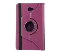 Housse de Protection rotative 360 Compatible avec Samsung Galaxy Tab A A6 10.1 SM T580 T585 T587 2016 Tablet Angel Stand Cover Case(Purple)