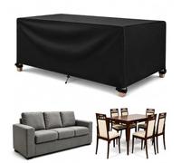 Housse de Protection Salon de Jardin 180x170x90cm Imperméable Noir