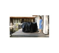 Housse De Protection Salon De Jardin 200x140x105cm - Brescia (6/8/10/12 Pl) Noir