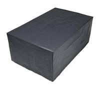 Housse de protection salon de jardin rectangle 8 places 325x205 cm gris/noir GRAPHITE noir