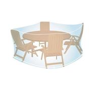 Campingaz Housse de protection pour salon de jardin rond Ø 150 x 90 cm Taille M Semi-transparente