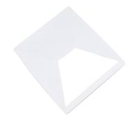 Housse de Protection Satellite en Silicone Liquide, Couverture Anti - Choc et Anti - Rayures 30x27cm - Protection Durable, Autocollant Anti - Reflet Inclus, Idéal Camping et Voya (Blanche)