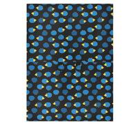 Housse de protection solaire coupe-vent pour poussette - Accessoires de voyage - Hérisson africain - Blu Ray - Noir