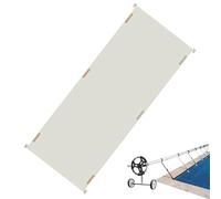 Housse de protection solaire pour moulinet de piscine, tissu Oxford 210D robuste, cordon de fermeture, bouclier imperméable et résistant aux UV pour l'intérieur, l'extérieur, le jardin, la saison de