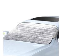 Housse De Protection Solaire pour Voiture Couverture Argentée Bâche Imperméable Protège Pare-Brise Hiver - Taille Universelle Résistante UV Anti-Gel | Protections Extérieure Auto