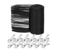 Housse de protection solaire ronde pour piscine - Filet de parasol de jardin avec 12 clips pour professionnels entrepreneurs, entreprises, commerciaux, extérieur, intérieur, patio, arrière-cour