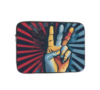 Housse de protection souple pour ordinateur portable 13" avec impression Rock and Roll, fine et légère spécialement compatible avec MacBook de 13", s'adapte à certains ordinateurs portables