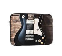 Housse de protection souple pour ordinateur portable 13" avec imprimé guitare musicale, sac fin et léger spécialement compatible avec MacBook de 13", s'adapte à certains ordinateurs portables